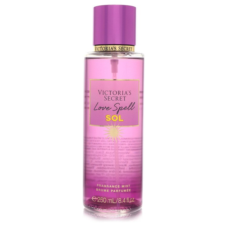 Victoria's Secret Love Spell Sol by Victoria's Secret Fragrance Mist Spray 8.4 oz Victoria's Secret Love Spell Sol by Victoria's Secret Fragrance Mist Spray 8.4 oz